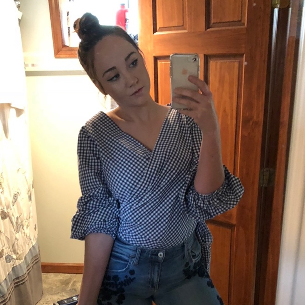 Wrap blouse
